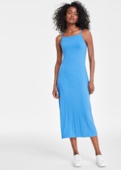 On 34th Women's Knit Ribbed Midi Dress, Created for Macy's - Pink Jewel