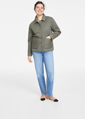 On 34th Women's Quilted Chore Jacket, Created for Macy's - Avn Olive