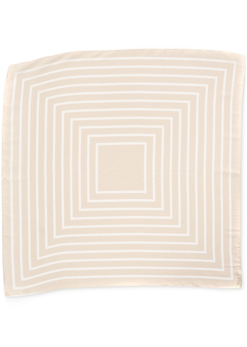 On 34th Women's Striped Bandana Scarf, Created for Macy's - Sand