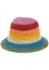On 34th Women's Striped Crochet Cloche Hat, Created for Macy's - Rainbow
