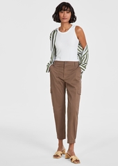 On 34th Women's Tapered Ankle-Length Cargo Pants, Created for Macy's - Brownie Bite