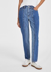 On 34th Women's Two-Tone Straight-Leg Jeans, Created for Macy's - Two Tone Wash