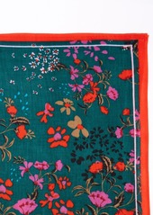 On 34th Women's Wispy Floral Bandana, Created for Macy's - Teal Multi