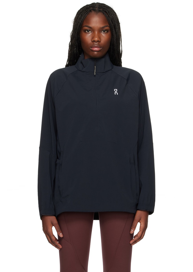 On Black All-Day Half-Zip Jacket