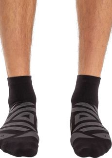 On Men's Performance Mid Sock, Medium, Black | Father's Day Gift Idea