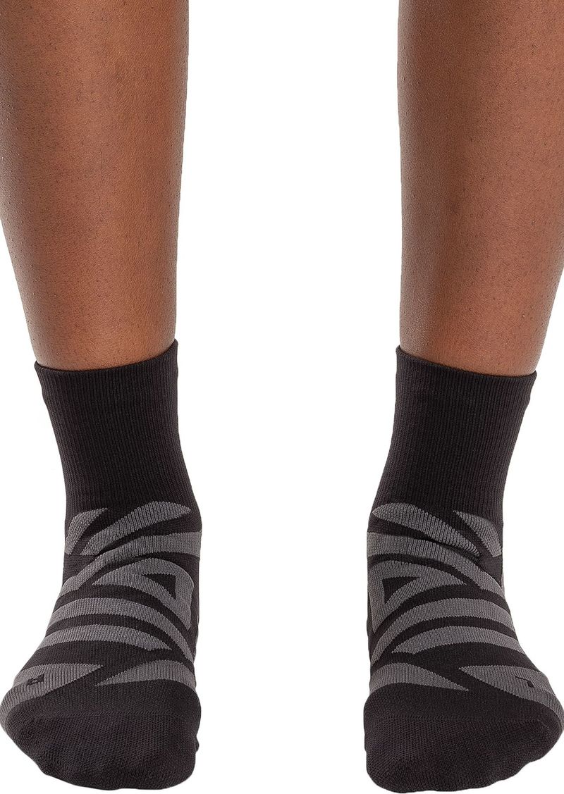 On Women's Performance Mid Socks, Small, Black | Father's Day Gift Idea