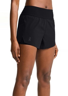 On Women's Running Shorts, XS, Black
