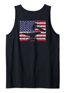 On smith Anvil Patriotic Proud Vintage Summer 4th of July Tank Top