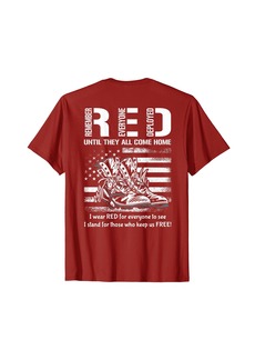 On Vintage  Friday Until They Come Home USA American Flag T-Shirt
