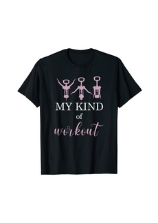 On Cloud Womens My Kind Of Workout Wine Lover Womens Exercise T-Shirt