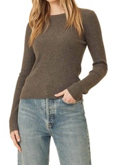 One Grey Day Piper Cashmere Pullover In Rye