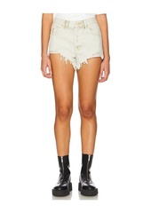 One Teaspoon Outlaws Mid Waist Denim Short