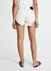 One Teaspoon Worn White Bandit Shorts