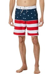 O'Neill Hyperfreak Mysto Scallop Flag 19" Boardshorts