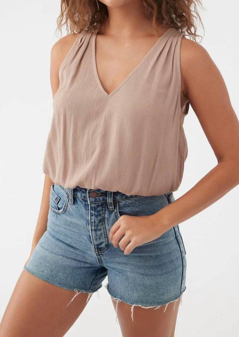 O'Neill Lainie Top In Taupe
