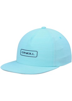 Men's O'Neill Aqua Solid Hybrid Snapback Hat - Aqua