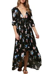O'Neill Boyce Floral High/Low Maxi Dress