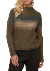 ONEILL Womens Heated Stipe Pullover Sweater