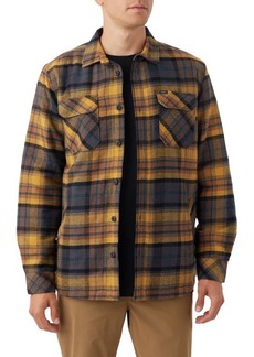 O'Neill Dunmore Plaid Flannel Shirt Jacket