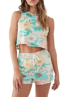 O'Neill Jodie Floral Crop Top in Multi Colored at Nordstrom