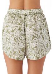 "O'Neill Juniors' 3"" Pam Cotton Pull-On Cover-Up Shorts - Oil Green"