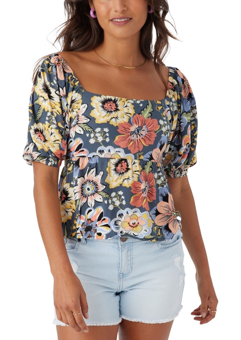 O'Neill Juniors' Briar Floral Top - Slate