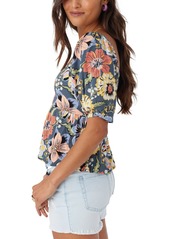 O'Neill Juniors' Briar Floral Top - Slate