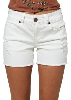 O'Neill Juniors' Cody Denim Shorts - White