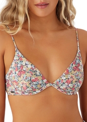 O'Neill Juniors' Eden Ditsy Floral-Print Honopu Bikini Top - Multi Color