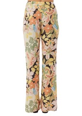 O'Neill Juniors' Floral-Print Johnny Elastic-Waist Straight-Leg Pants - Multi Colored