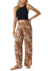 O'Neill Juniors' Jonie Woven Pull-On Wide-Leg Pants - Sierra