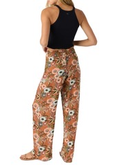 O'Neill Juniors' Jonie Woven Pull-On Wide-Leg Pants - Sierra