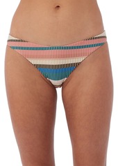 O'Neill Juniors' Kendari Striped Bikini Bottoms - Multi Colored