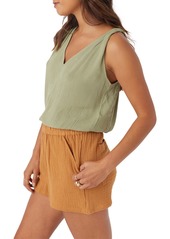 O'Neill Juniors' Lainie Tank Top - Oil Green