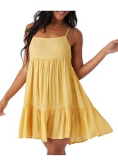 O'Neill Juniors' Rilee Sleeveless Tiered Dress Cover-Up - Mimosa