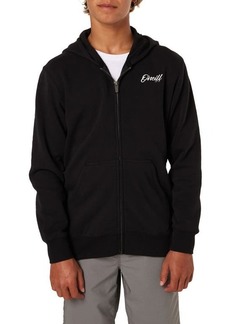 O'Neill Kids' Fifty-Two Full Zip Hoodie in Black 2 at Nordstrom