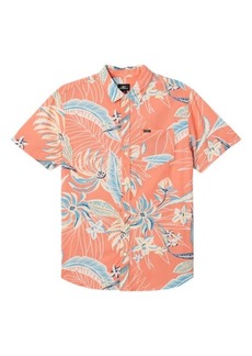 O'Neill Kids' Oasis Floral Short Sleeve Button-Up Shirt