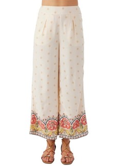 O'Neill Lacey Floral Wide Leg Crop Pants