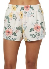 O'Neill Landing Hybrid Tropical Print Shorts in Winter White at Nordstrom