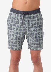 "O'Neill Men's Hermosa Elastic Waist Lined 17"" Swim Shorts - Seagrass 2"