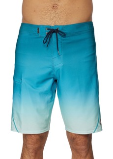 O'Neill Men's Hyperfreak S-Seam Fade Board Shorts, Size 32, Green