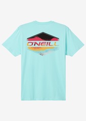 O'Neill Men's Js Print Standard Fit T-shirt - Turquoise