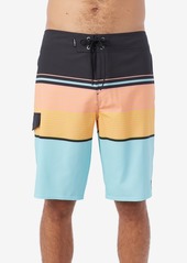 "O'Neill Men's Lennox 21"" Stripe Board Shorts - Turquoise"