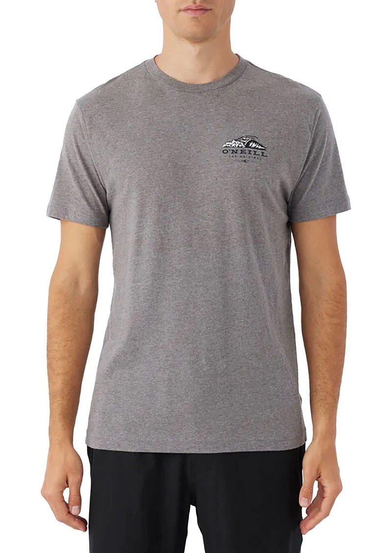 O'Neill Men's Let's Go Graphic T-Shirt, Small, Gray | Father's Day Gift Idea