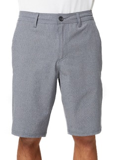 O'Neill Men's Loaded Mini Stripe Hybrid Shorts, Size 32, Navy Blue