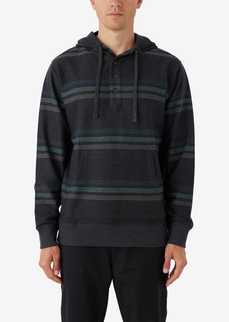 O'Neill Men's Newman Knit Fleece Pullover Hoodie - Black 2