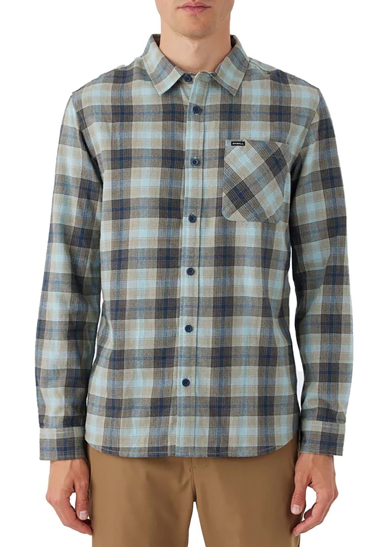 O'Neill Men's Prospect Flannel Jacket, Medium, Blue | Father's Day Gift Idea