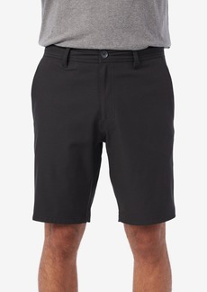 "O'Neill Men's Reserve Light Check Hybrid 19"" Outseam Shorts - Black"