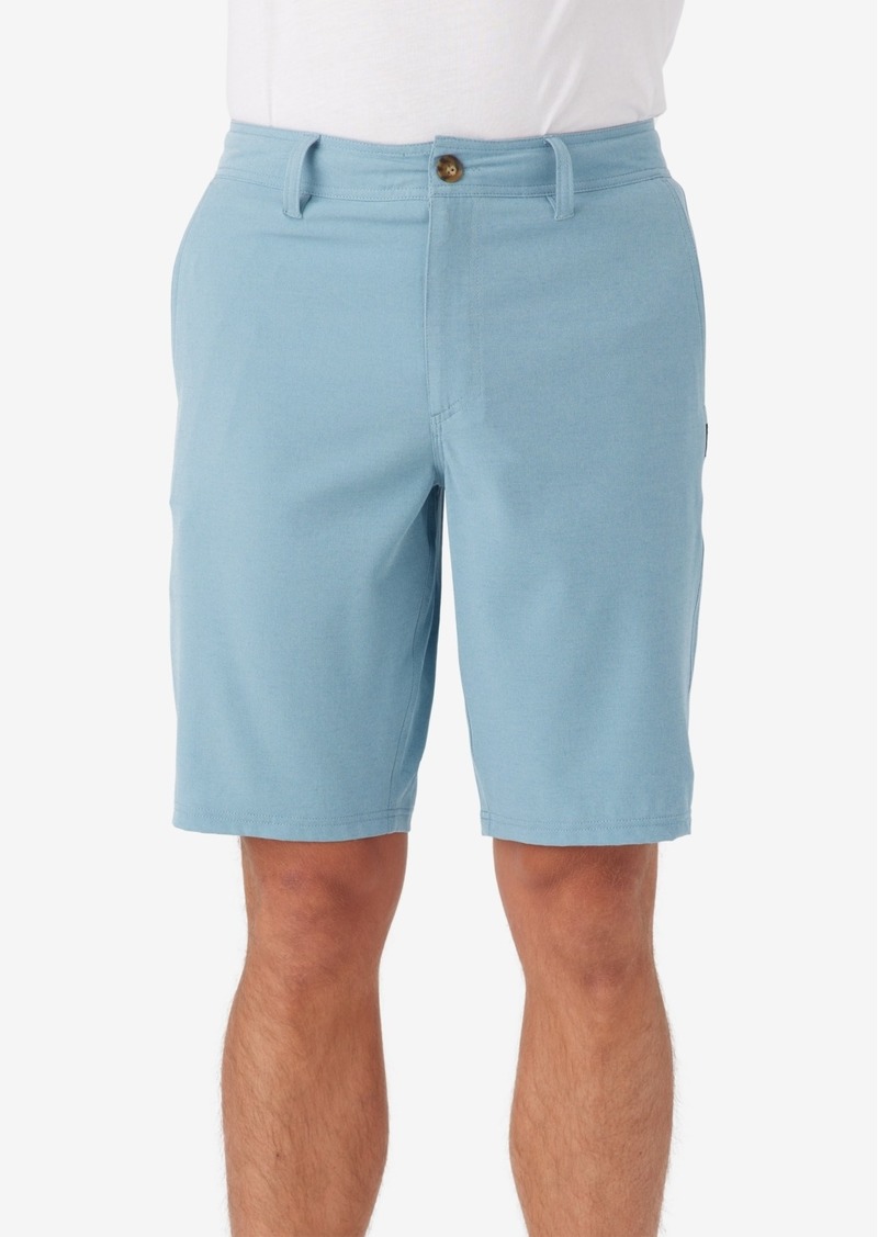 "O'Neill Men's Reserve Light Check Hybrid 21"" Outseam Shorts - Indigo"