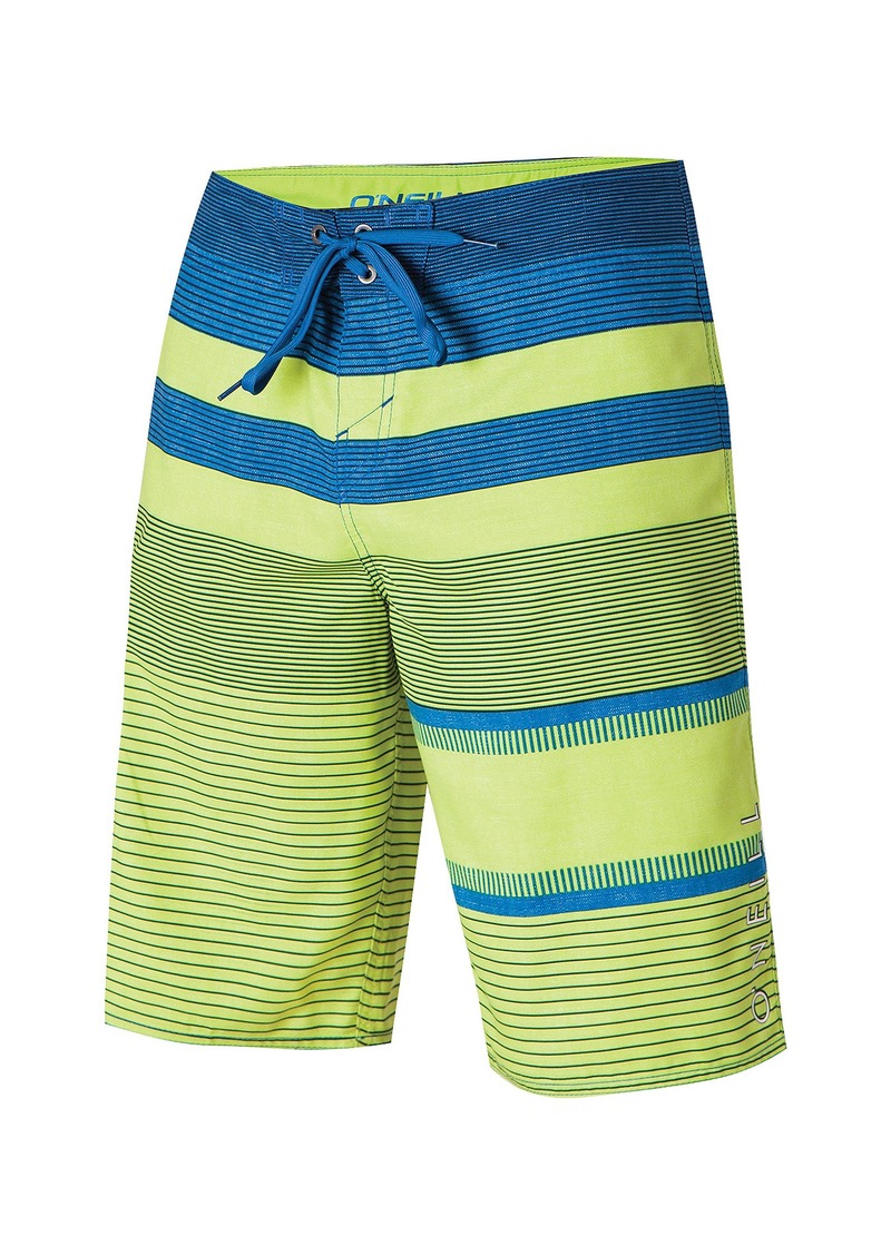 O'Neill Men's Standard 21 Inch Outseam Ultrasuede Swim Boardshort Lime/Lennox